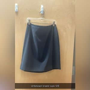 Black Mini Pencil Skirt